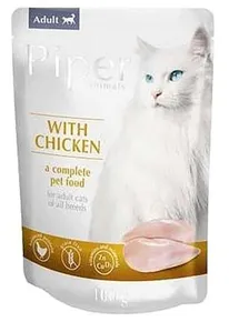 PIPER CAT vrecko pre mačky, kuracie 100g